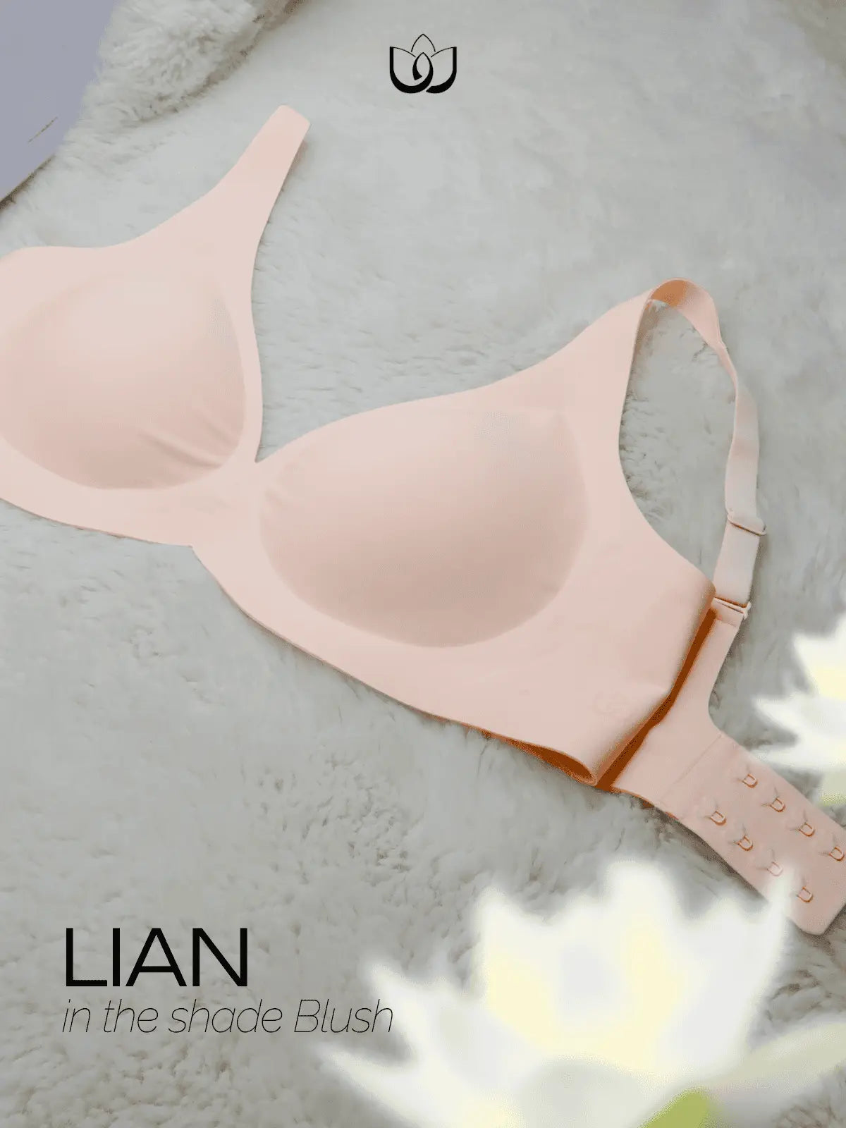 LINBEY UltraSoft Seamless Bra – Wireless Comfort | Breathable & Lightweight (LIAN - plunge) LINBEY